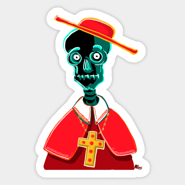 SANTA CALAVERA Sticker by maxsax